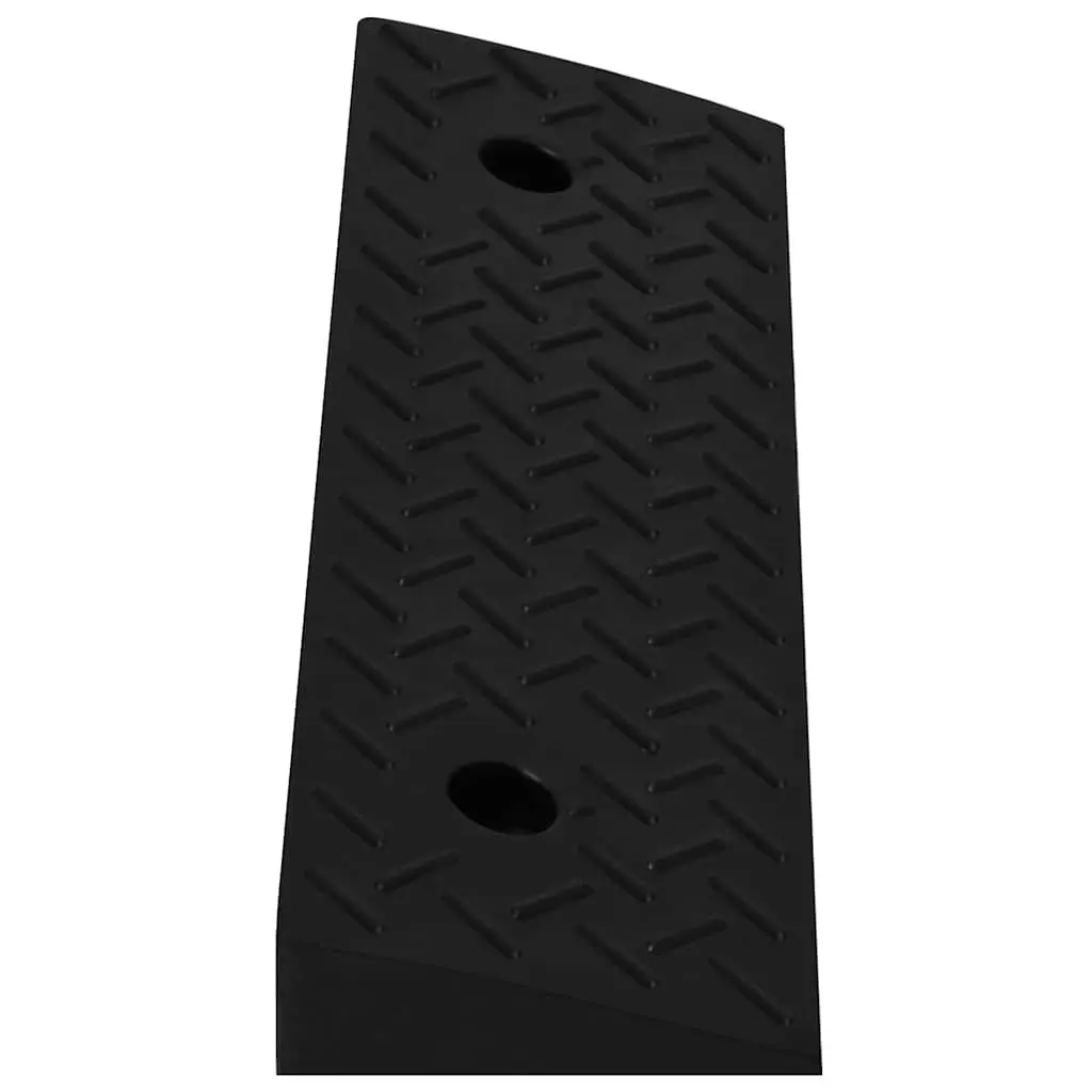 Rubber Kerb Ramps 2 Pieces Non-Slip Heavy Duty Vehicle Access Wheelchair