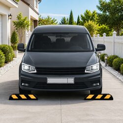 Your Parking Solution: Reflective Rubber Blocks
