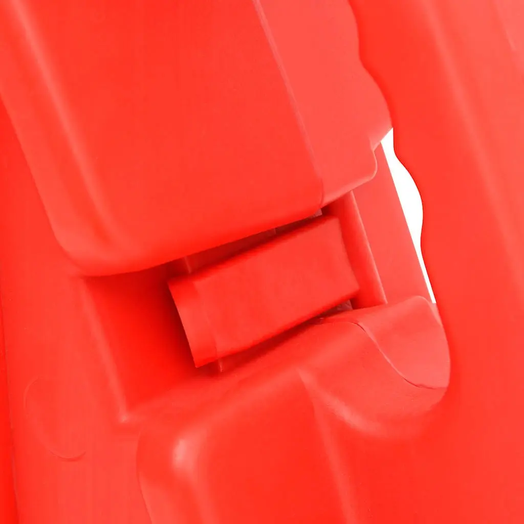 Folding Traffic Barrier Reflective Outdoor 210 x 50 x 105 cm