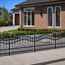 Friendly Steel Garden Fence Panel for Easy Installation