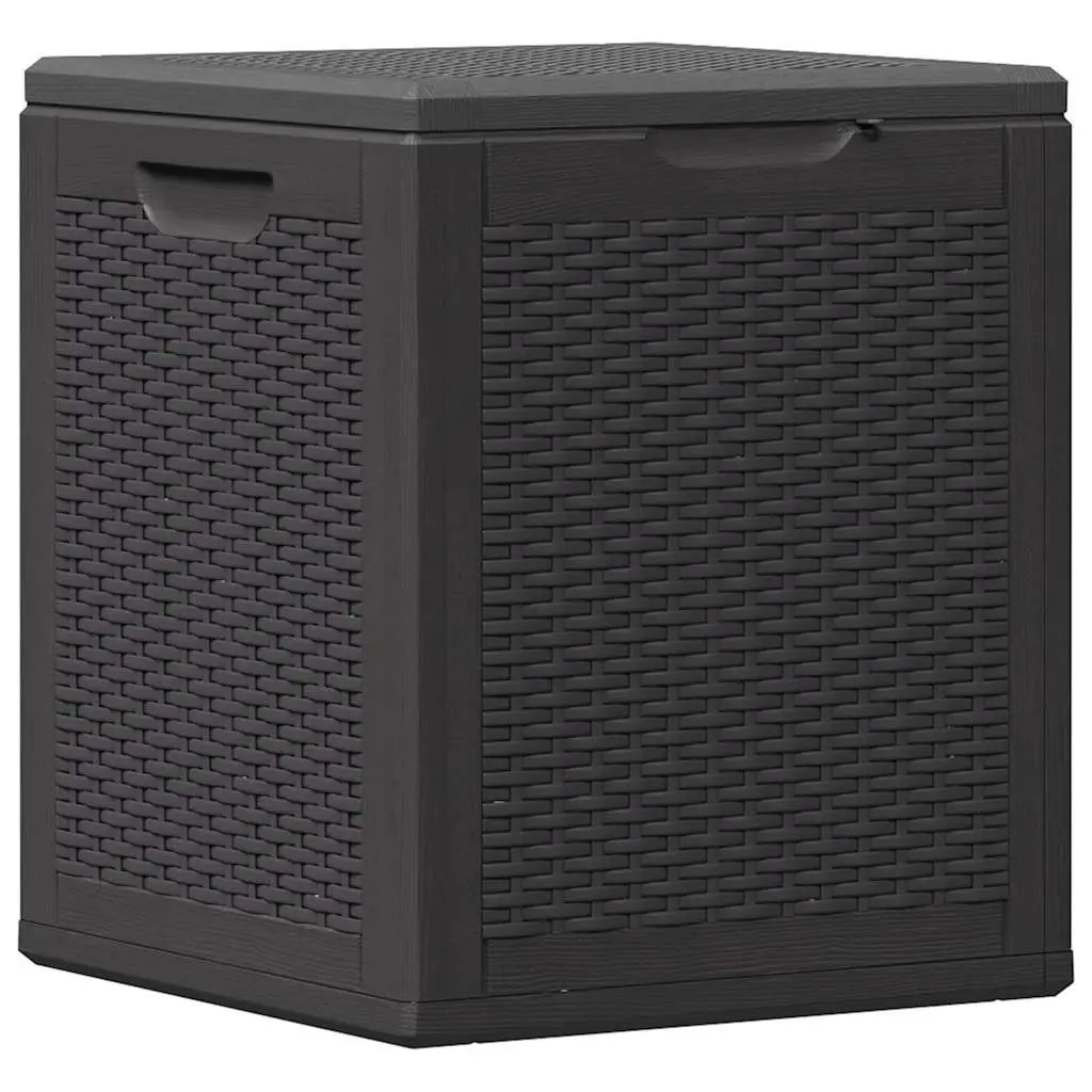 Garden Storage Box 90L Outdoor Deck Patio Rattan Weather-Resistant Container