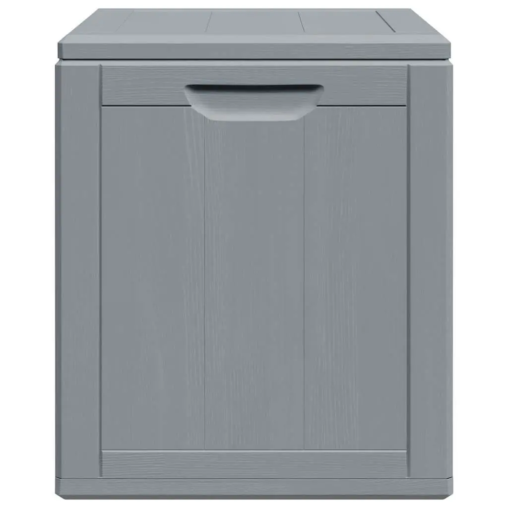 Garden Storage Box 90L Grey Outdoor Patio Deck Furniture Weatherproof Container