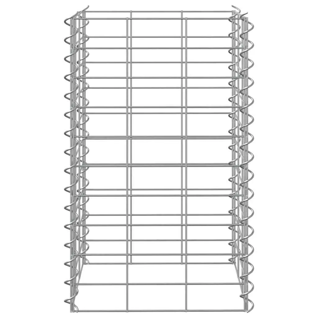 Gabion Raised Beds 3 pcs Iron Garden Planter 30x30x50 cm