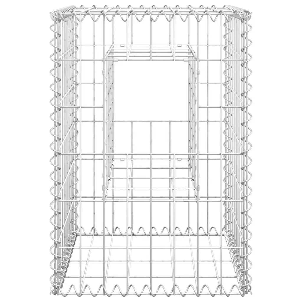 Gabion Basket Posts Rust-proof Weather-proof Iron 40x40x60 cm