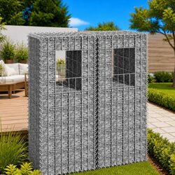 Your Outdoor Upgrade: Gabion Basket Posts 2 pcs
