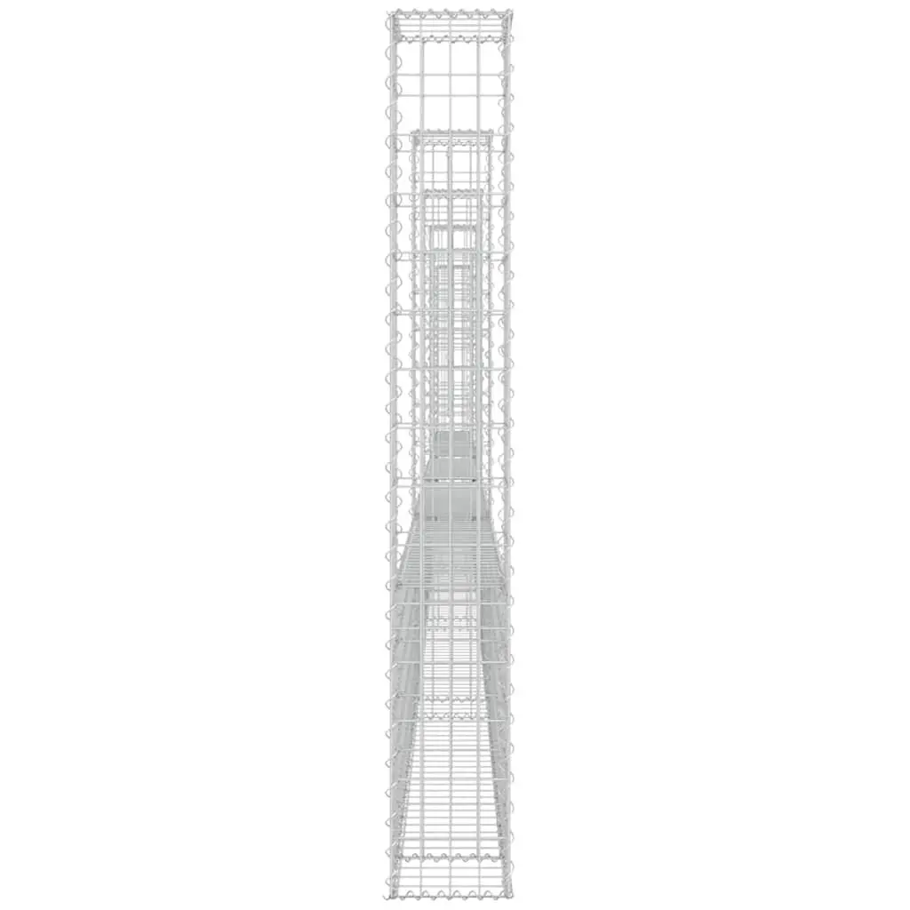 U-Shape Gabion Basket Rustproof Weather-Resistant Iron 620 x 20 x 150 cm
