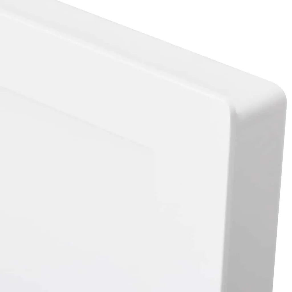 3 Compartment Wall Mount Shower Niche High Gloss White Bathroom Storage Shelf