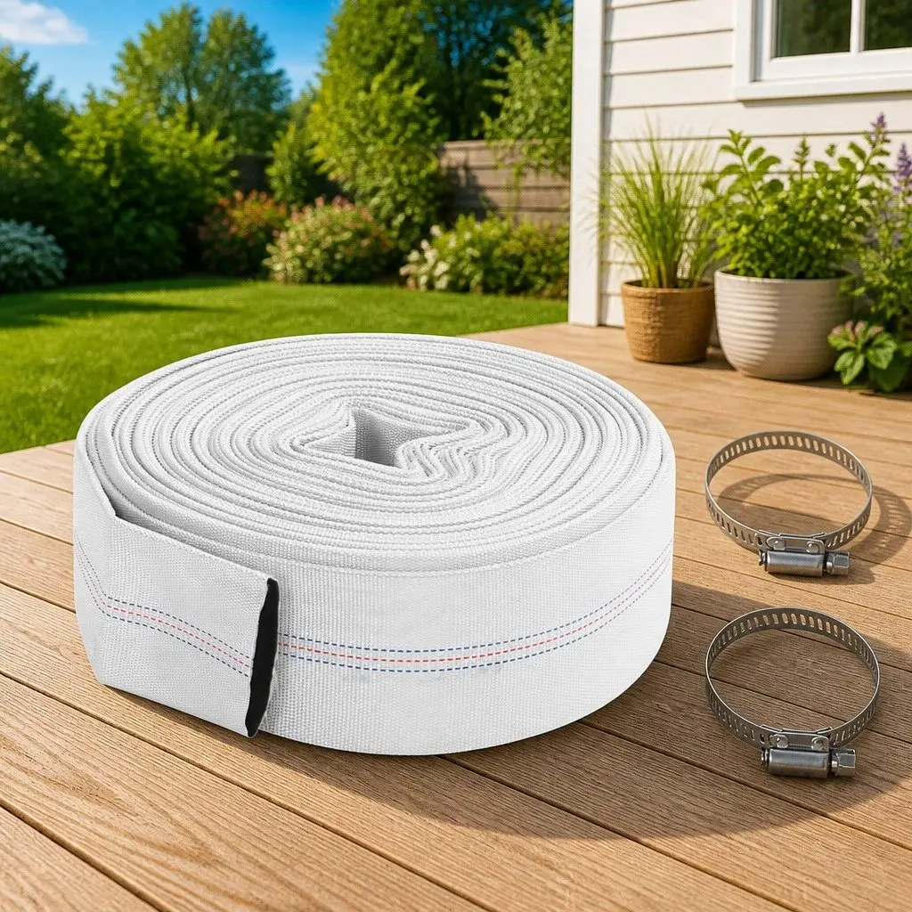 30m PVC Lay Flat Fire Hose for Water Supply