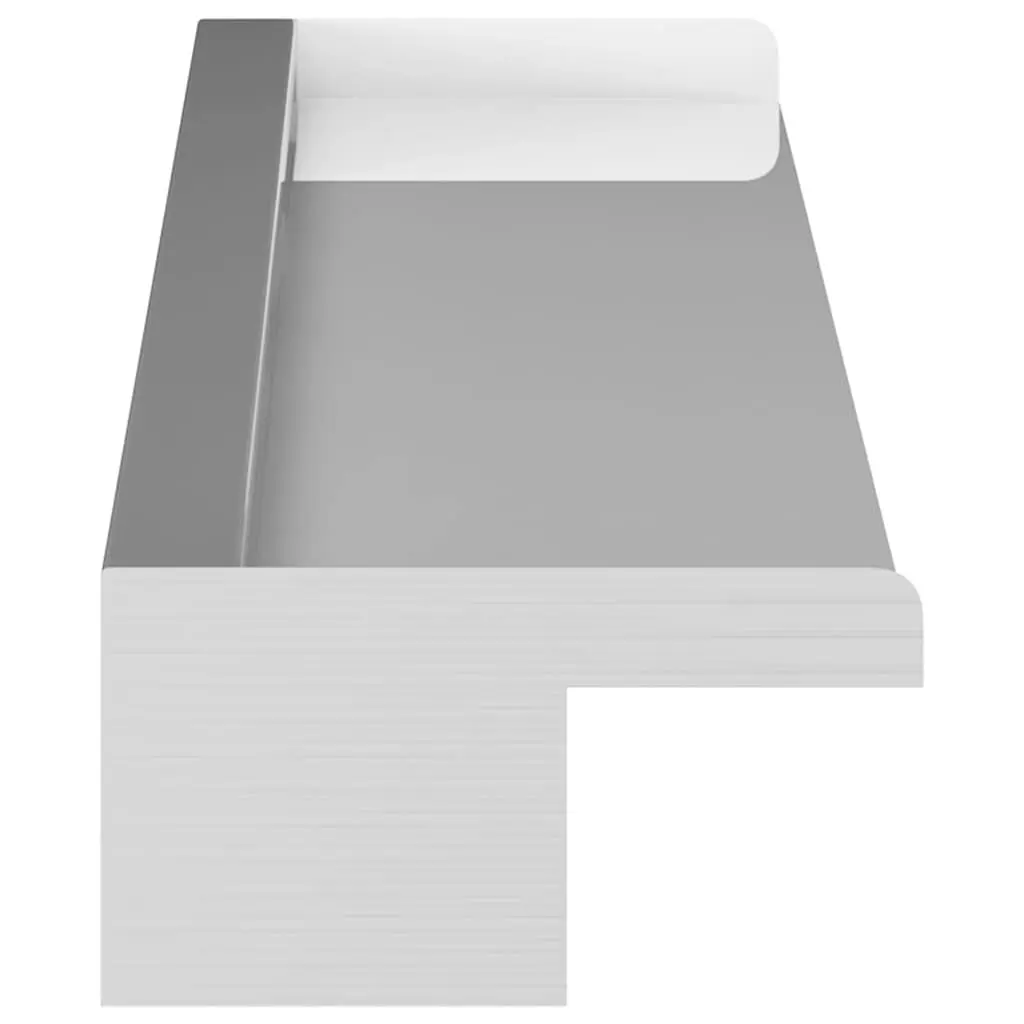 Rectangular Pool Waterfall Fountain Stainless Steel 110cm