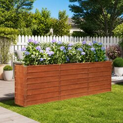 Friendly Weathering Steel Garden Planter Box for Your Space
