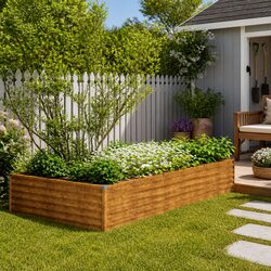 Friendly Corten Steel Raised Bed for Your Plants