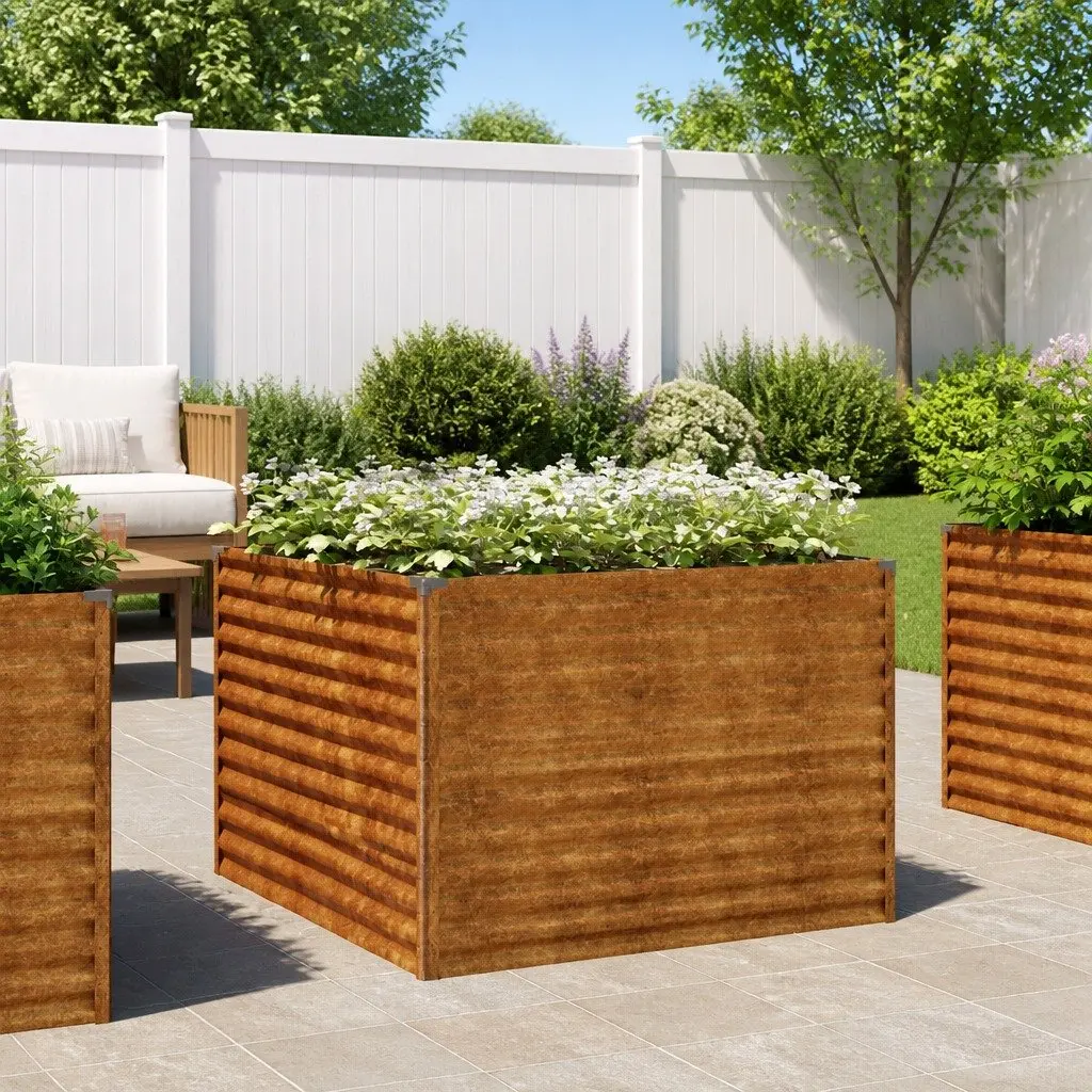 100x100x69 cm Garden Bed for Outdoor Plants