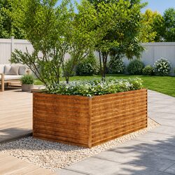 Garden Raised Bed Planter Box 196x100x69 cm Outdoor Vegetable Flower Herb
