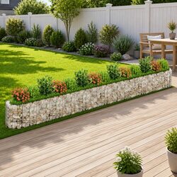 Create Your Ideal Garden with a Gabion Raised Bed 540x50x50cm