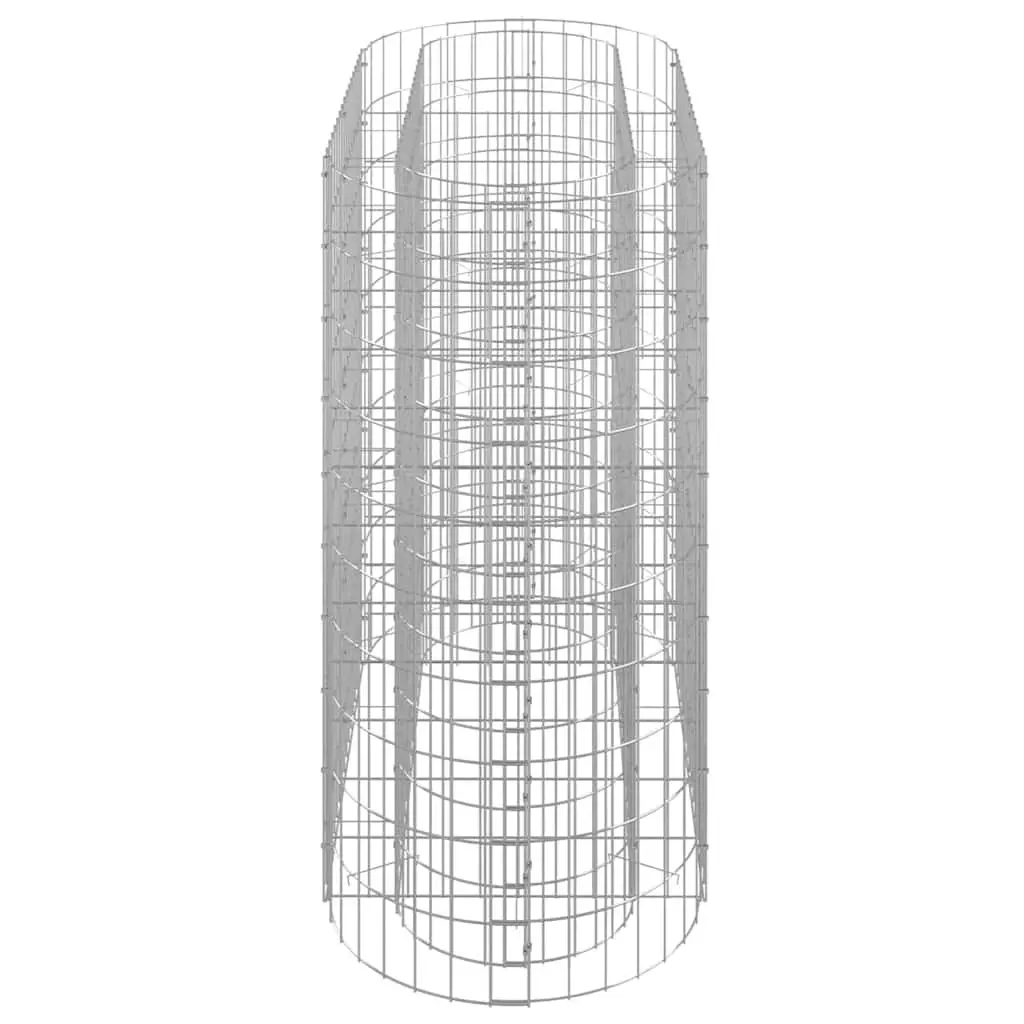 Gabion Raised Bed Planter Sturdy Galvanised Iron 120 x 50 x 100 cm