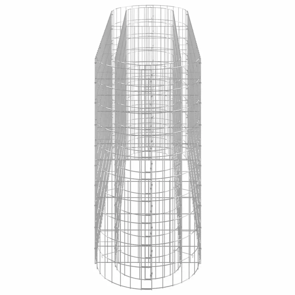 Gabion Raised Bed Garden Planter Galvanised Iron 190x50x100cm