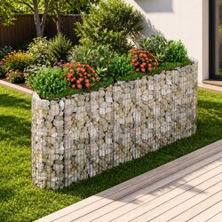 Create Beautiful Borders with a Silver Gabion Raised Bed