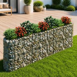 Your Perfect Gabion Raised Bed for Gardening 330x50x100cm