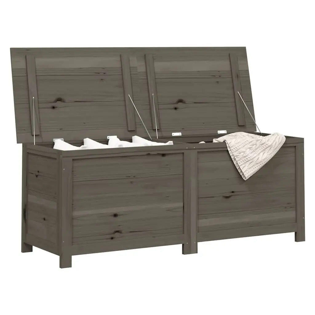 Outdoor Storage Box Solid Wood Fir Garden Cushion Organizer 150 x 50 x 56 cm