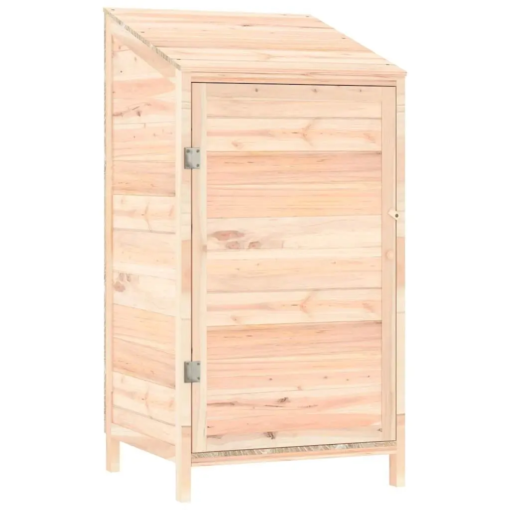 Garden Shed Outdoor Storage 55x52x112cm Solid Fir Wood Backyard Shed