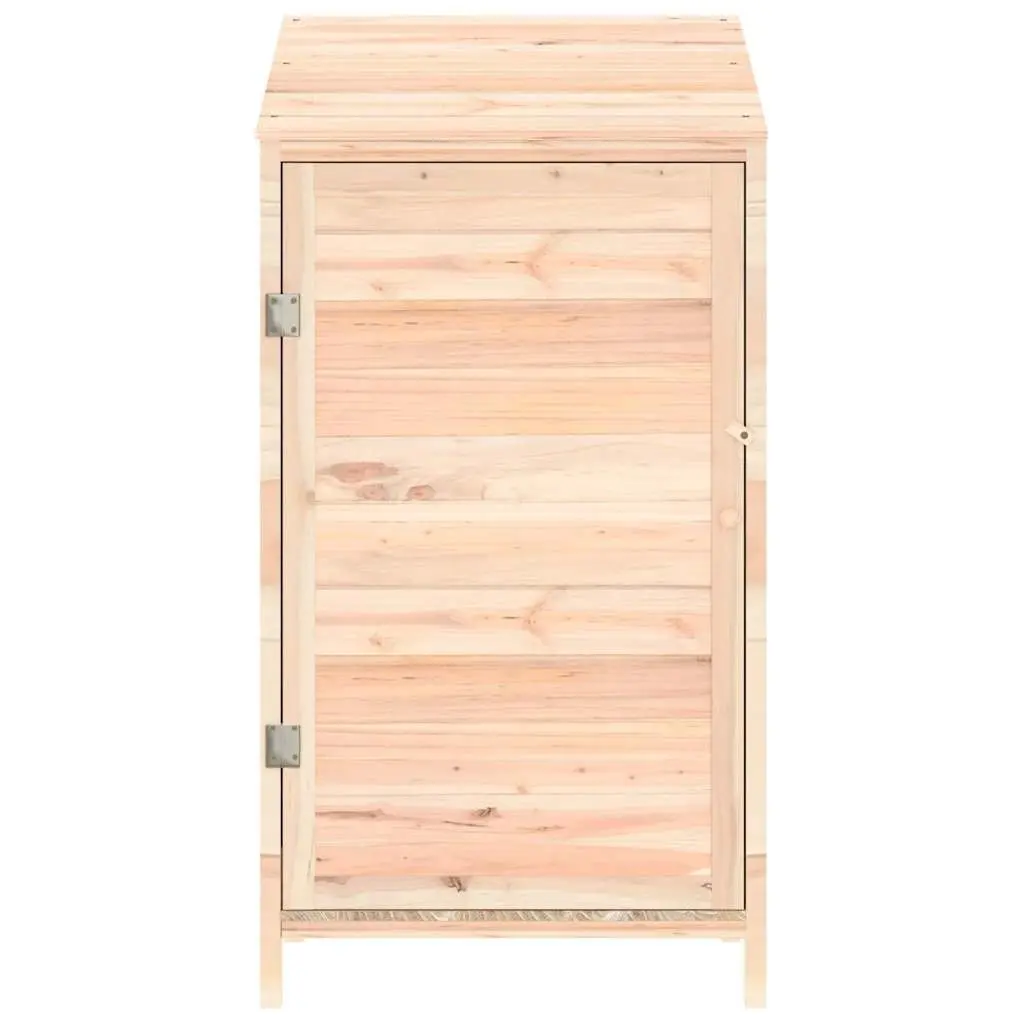 Garden Shed Outdoor Storage 55x52x112cm Solid Fir Wood Backyard Shed