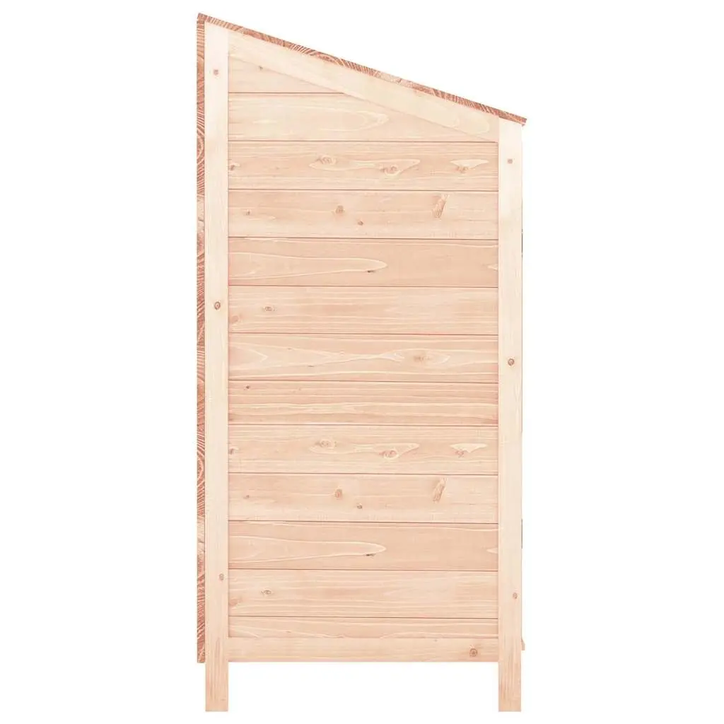 Garden Shed 102x52x112 cm Outdoor Storage Wooden Backyard Lawn Tools Equipment