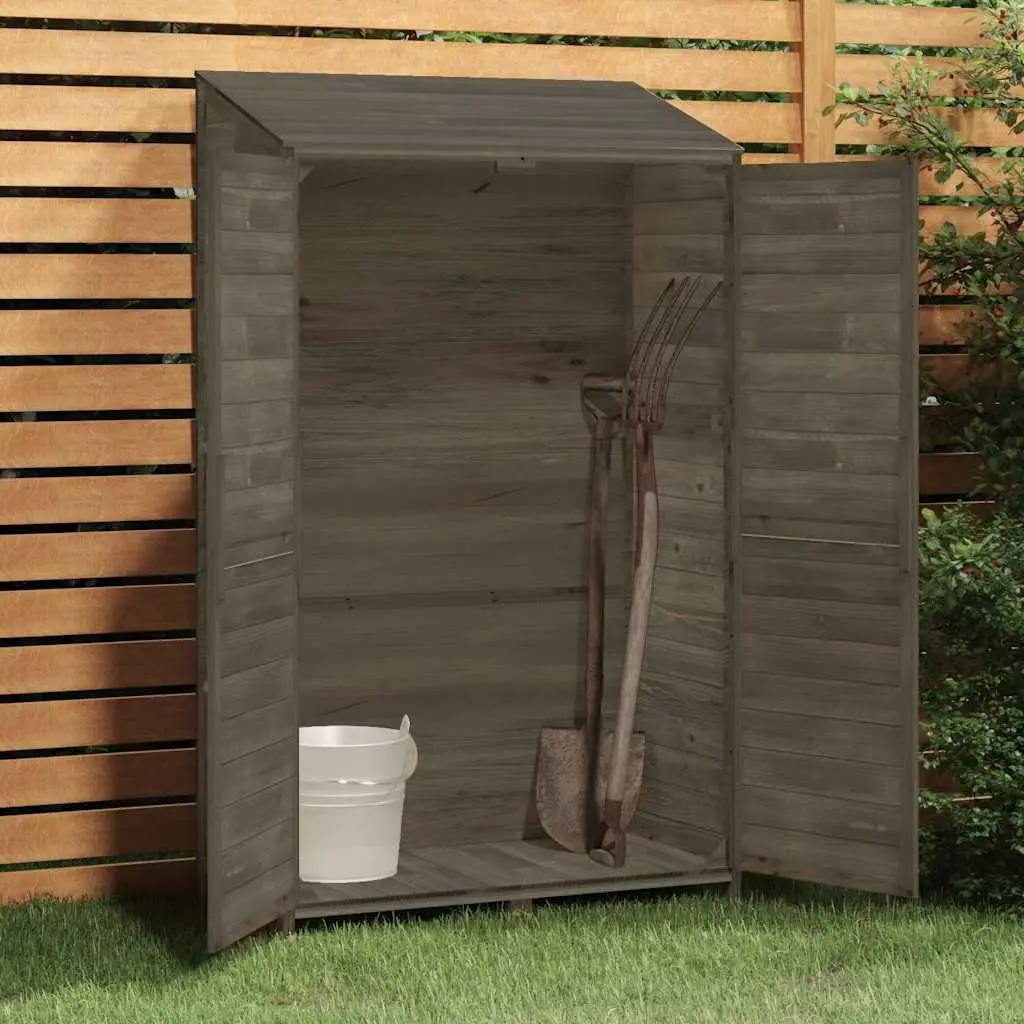 Garden Shed Anthracite Outdoor Storage Wooden Fir Wood Backyard Tool House