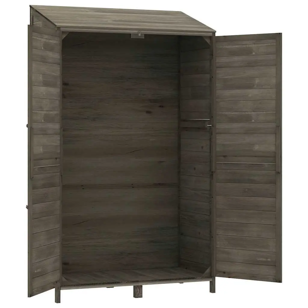 Garden Shed Anthracite Outdoor Storage Wooden Fir Wood Backyard Tool House