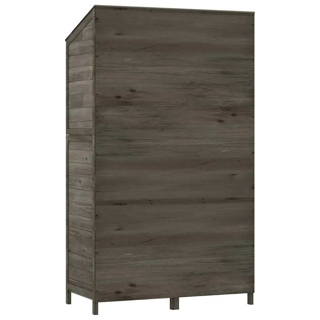 Garden Shed Anthracite Outdoor Storage Wooden Fir Wood Backyard Tool House