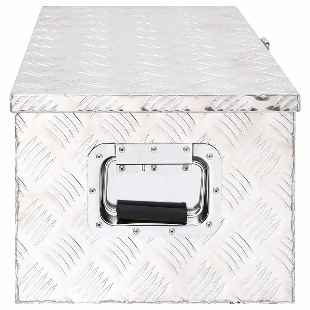 Storage Box Aluminium Locking Handle 80x39x30 cm