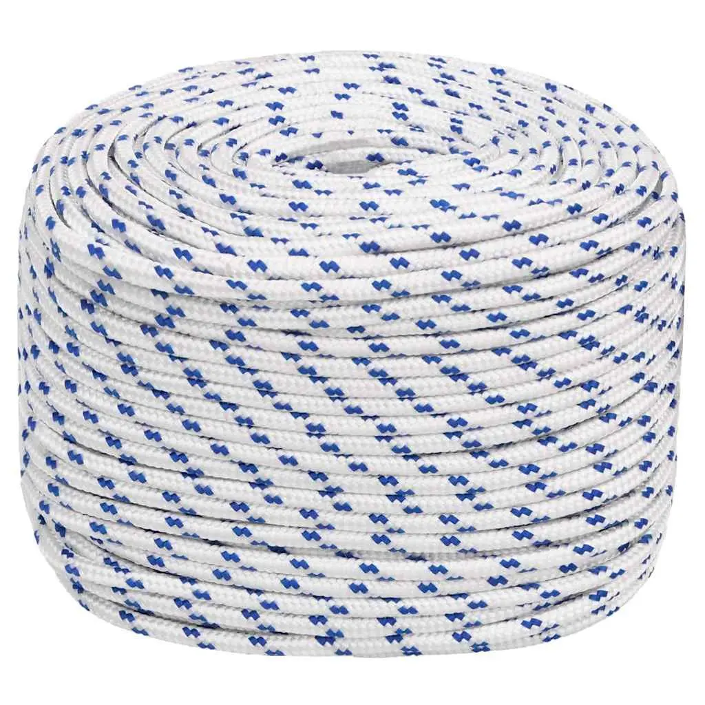 Boat Rope Braided Weather Resistant 8mm 25m Polypropylene Marine Sailing Dock Line