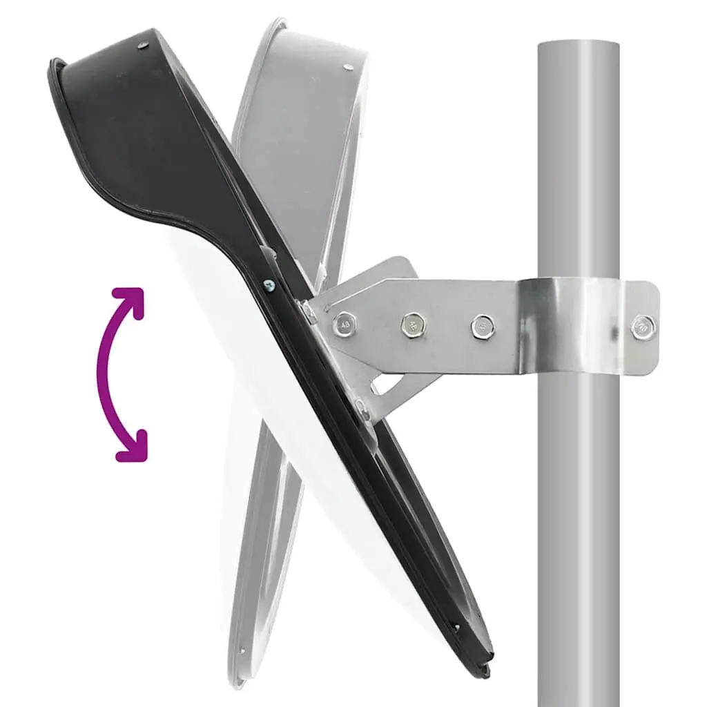 Outdoor Convex Traffic Mirror Black 45cm Driveway Safety Security Accident