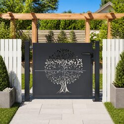 Anthracite Steel Garden Gate - Stylish and Secure
