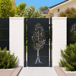 Your New Garden Gate: Steel Frame, 100x200 cm, Lockable