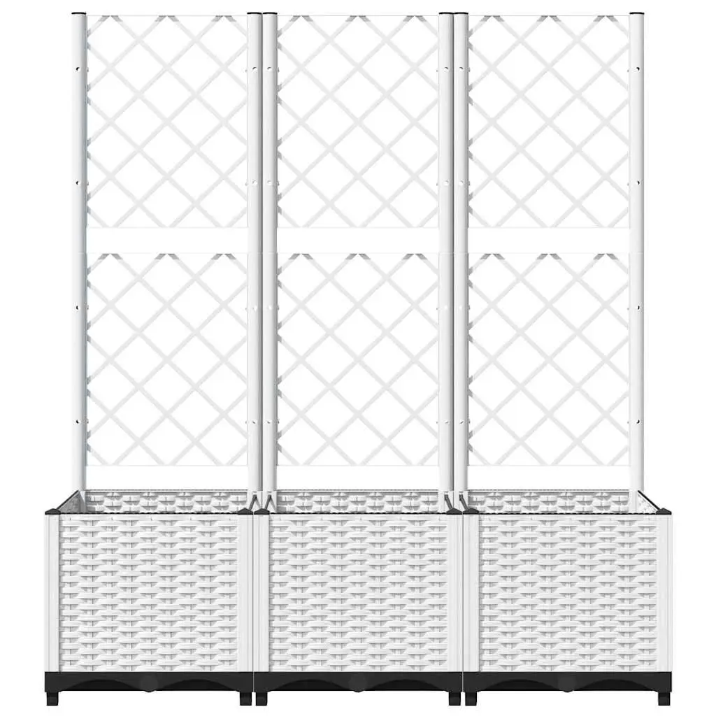 Garden Planter with Trellis