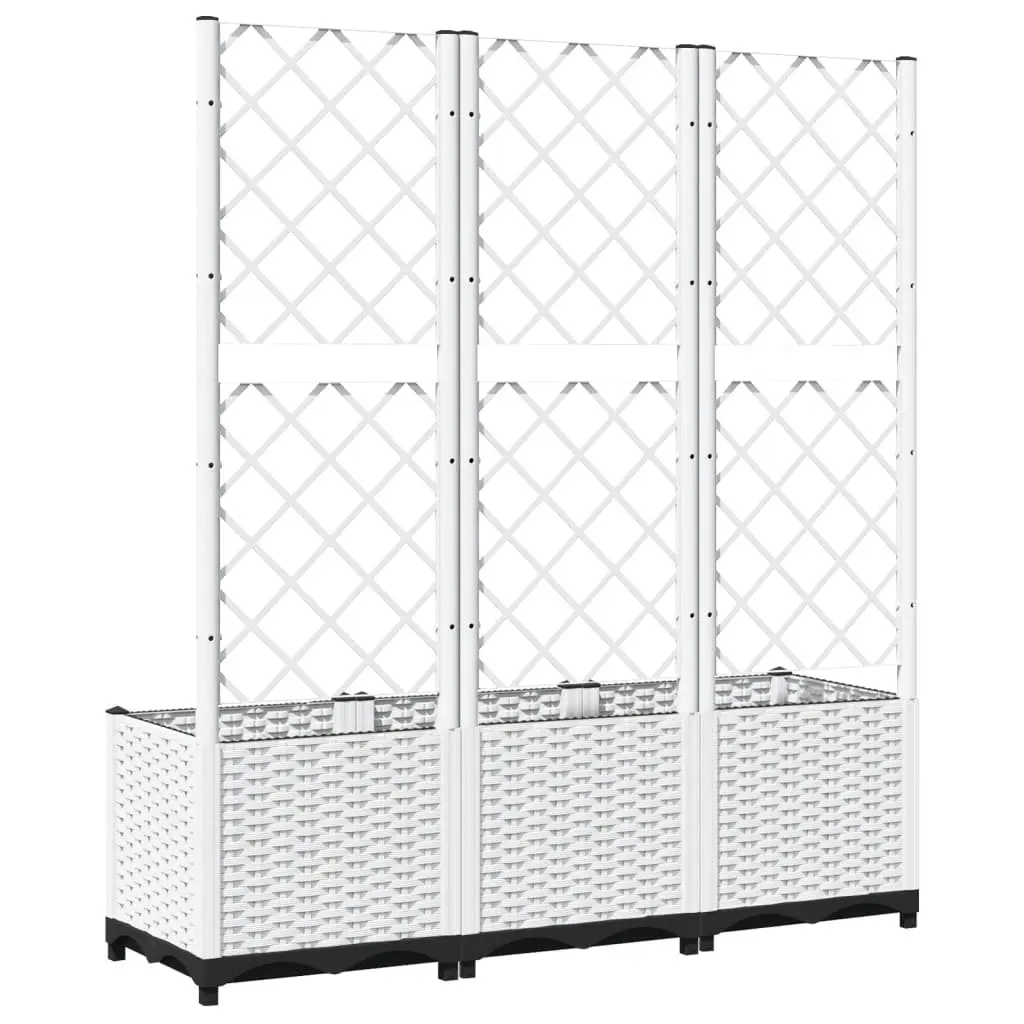 Garden Planter with Trellis