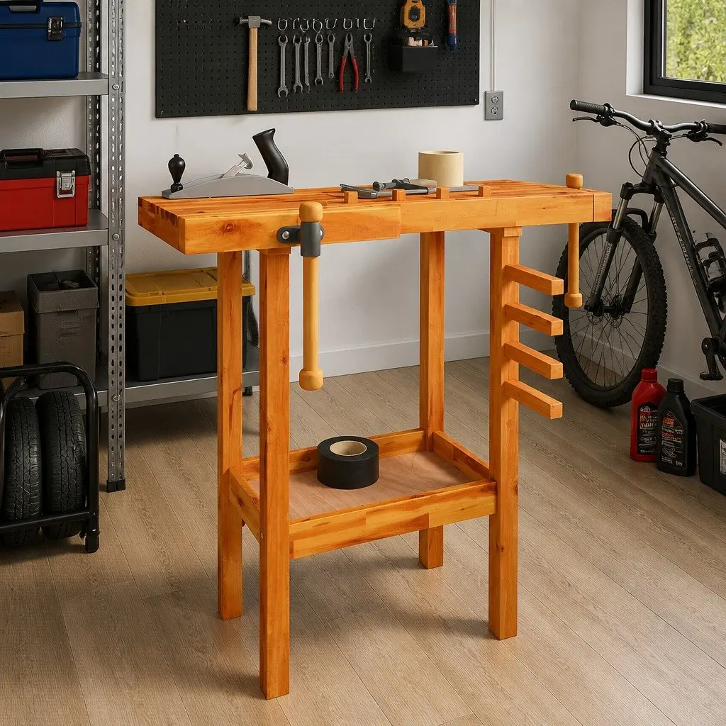 Solid Wood Workbench