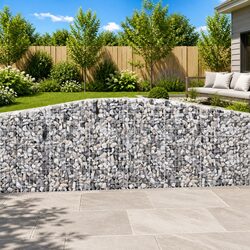 Stylish Arched Gabion Basket for Outdoor Spaces
