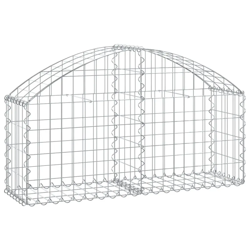Arched Gabion Basket Garden Barrier Retaining Wall Cage Decorative Outdoor