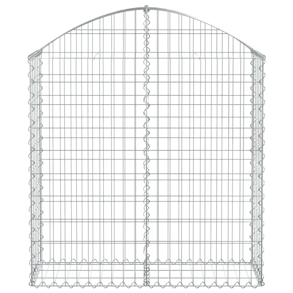 Arched Gabion Basket Decorative Garden Barrier 100x30x100120 cm Outdoor Retaining Wall
