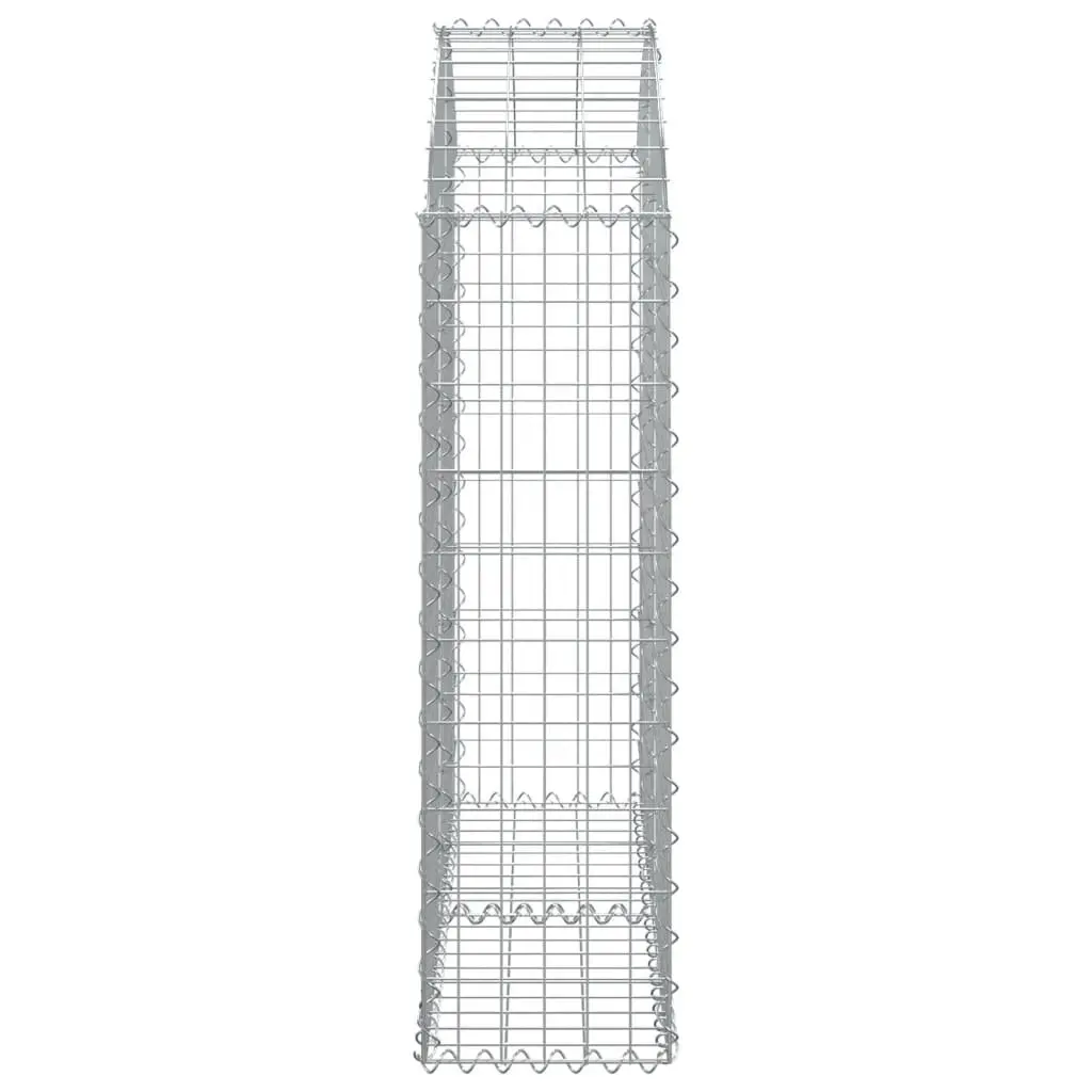 Arched Gabion Basket Decorative Garden Barrier 100x30x100120 cm Outdoor Retaining Wall