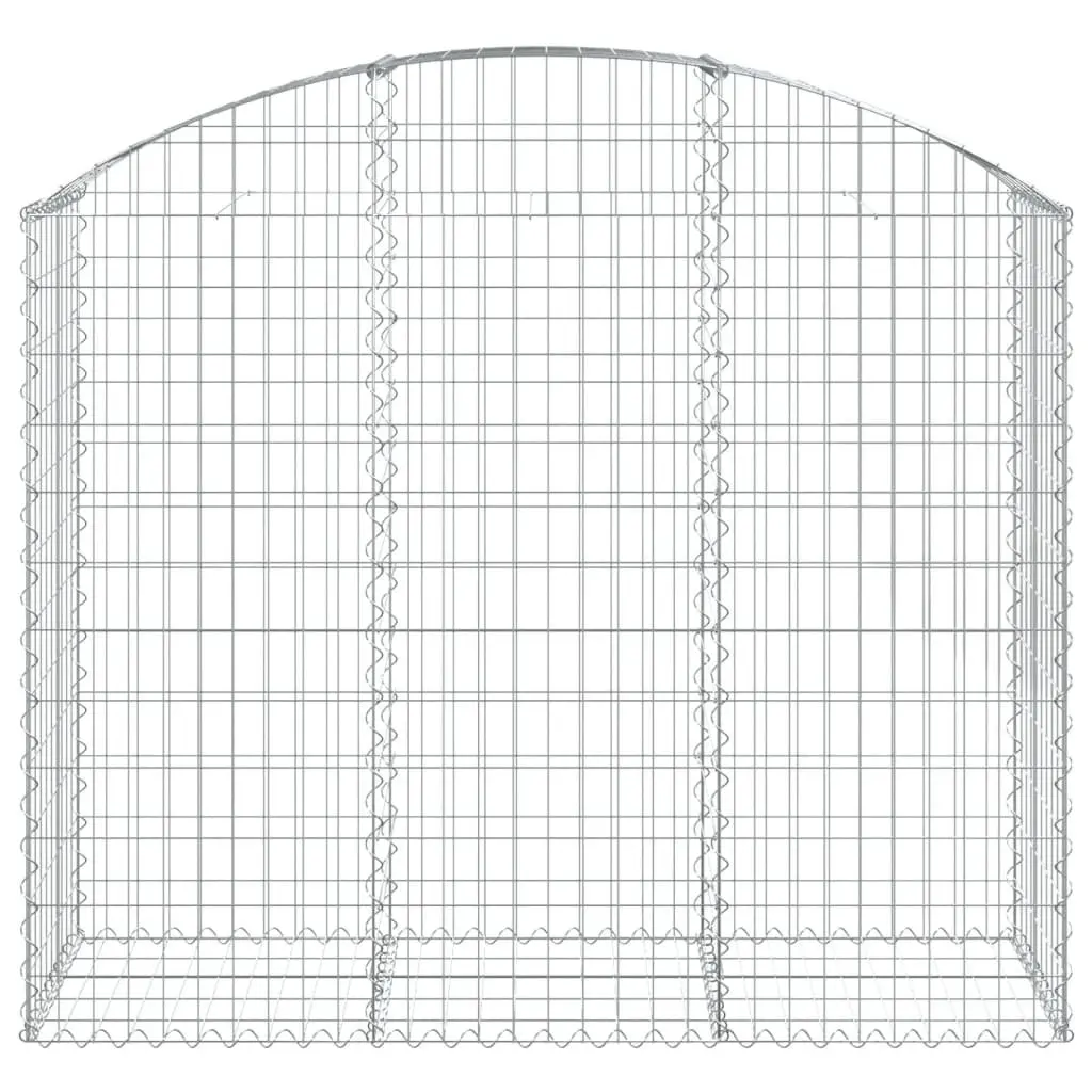 Arched Gabion Basket Garden Barrier Decorative 150 x 50 x 120/140 cm