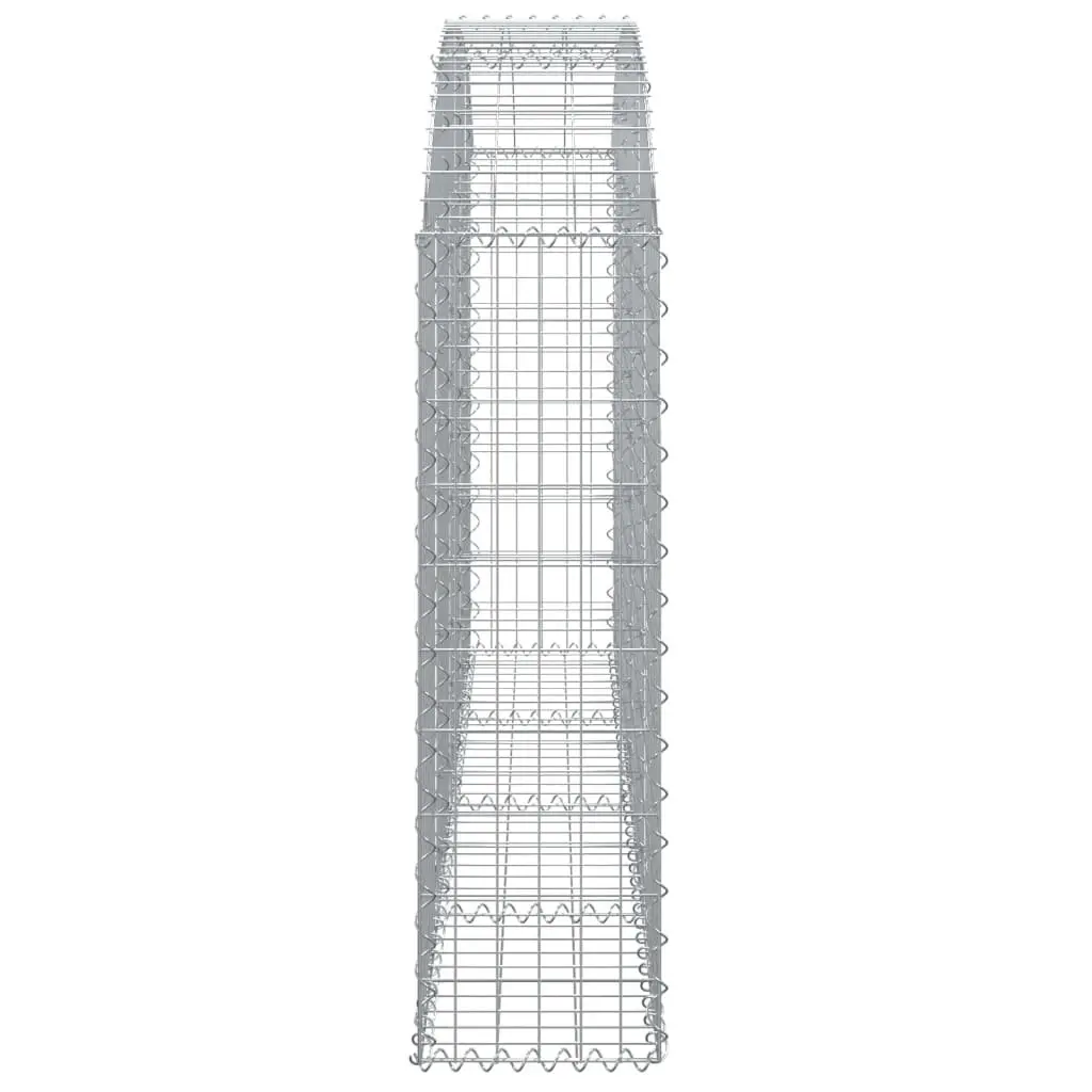 Arched Gabion Basket 200x30x100/120 cm for Outdoor Spaces