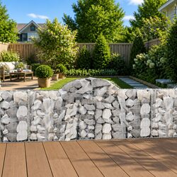 Charming Arched Gabion Basket for Landscaping Projects
