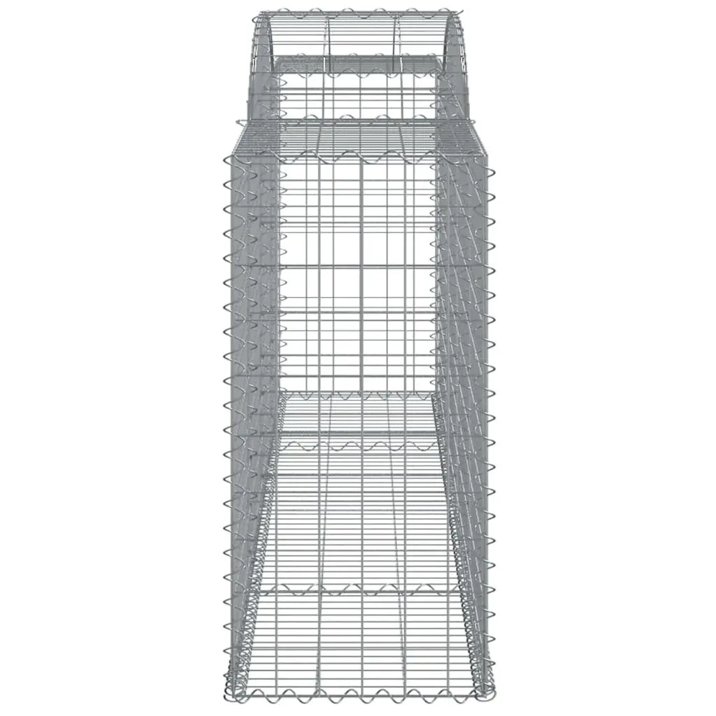 Arched Gabion Basket Garden Barrier Retaining Wall Decorative Outdoor 300 x 50 x 100120 cm