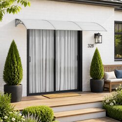 Your Go-To Grey 300x100 cm Door Canopy for Entryway
