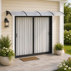 Your New Black Canopy: 400x75 cm for Weather Protection