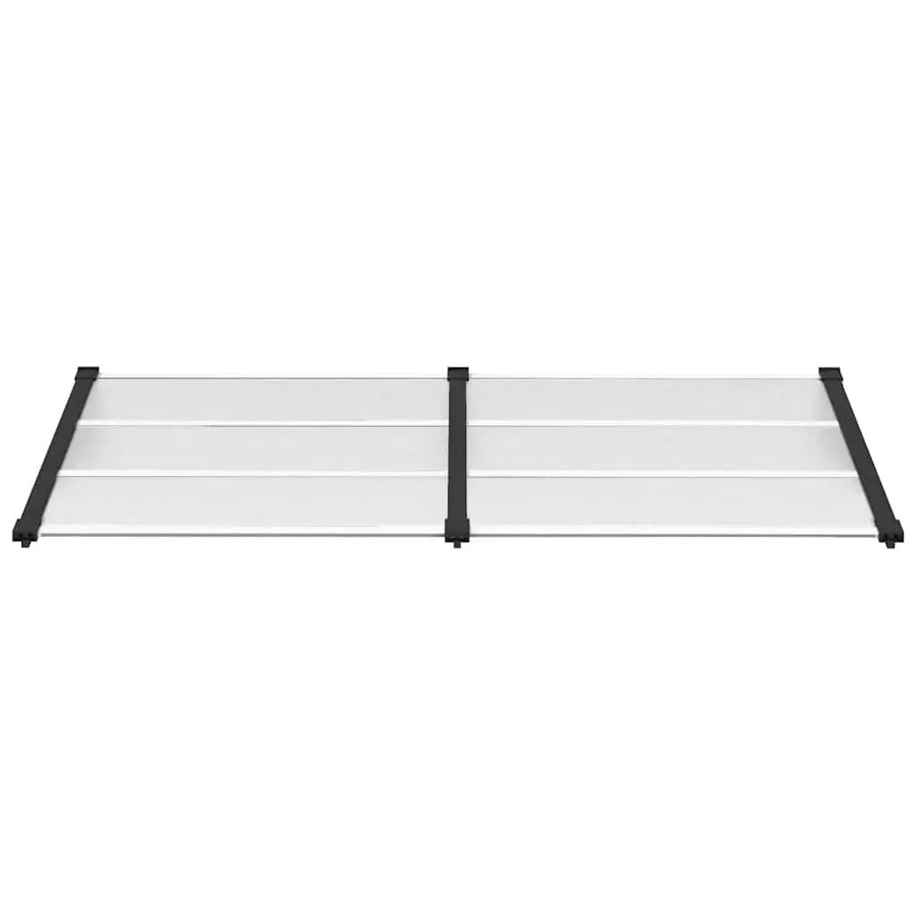 Door Canopy Polycarbonate 199x90cm Outdoor Porch Rain Weather Shield Awning
