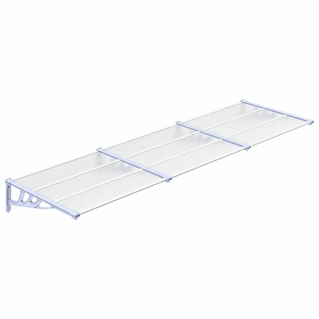 Door Canopy Polycarbonate Transparent 297.5x90 cm Weather Shield