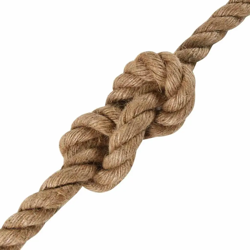 Jute Rope Natural Braided 100m Long 4mm Thick